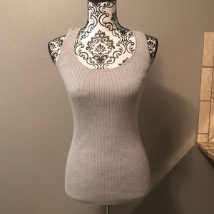 LG Silver Metallic Tank Top